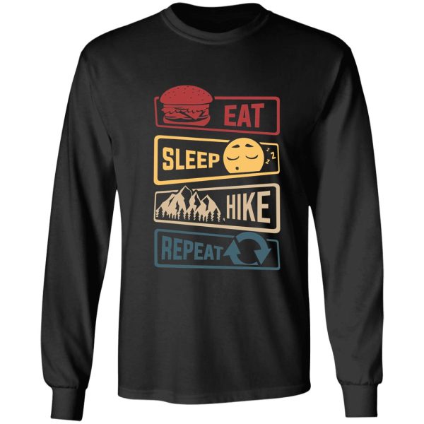 eat sleep hike repeat long sleeve