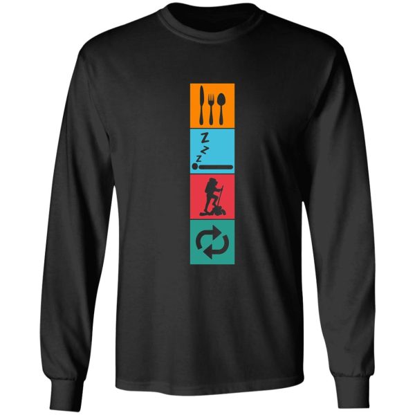 eat sleep hike repeat long sleeve