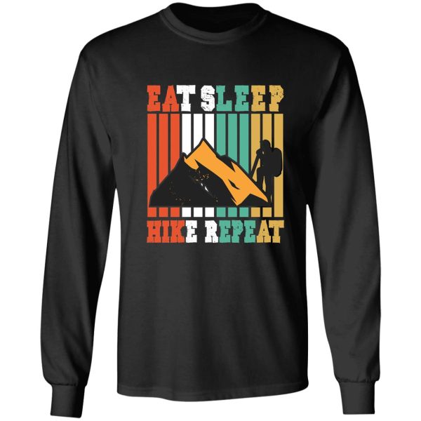 eat sleep hike repeat long sleeve