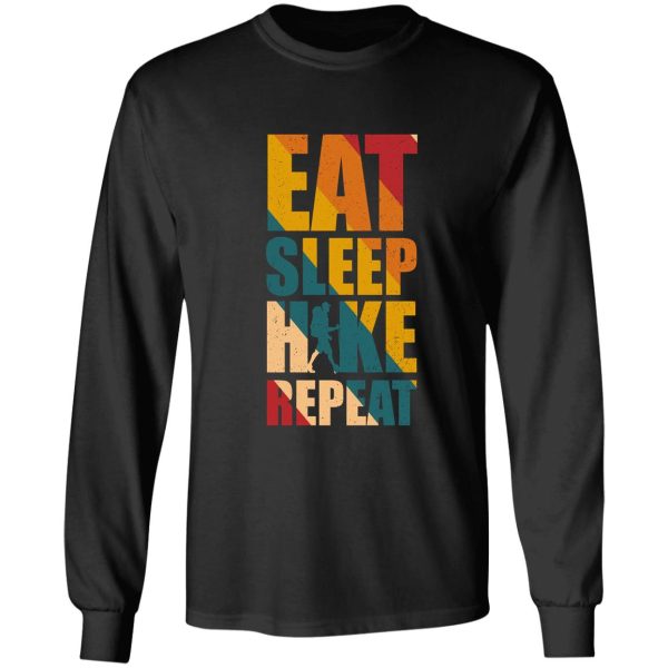 eat sleep hike repeat long sleeve