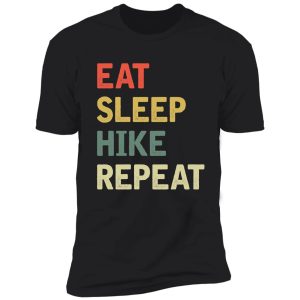 eat sleep hike repeat-retro shirt