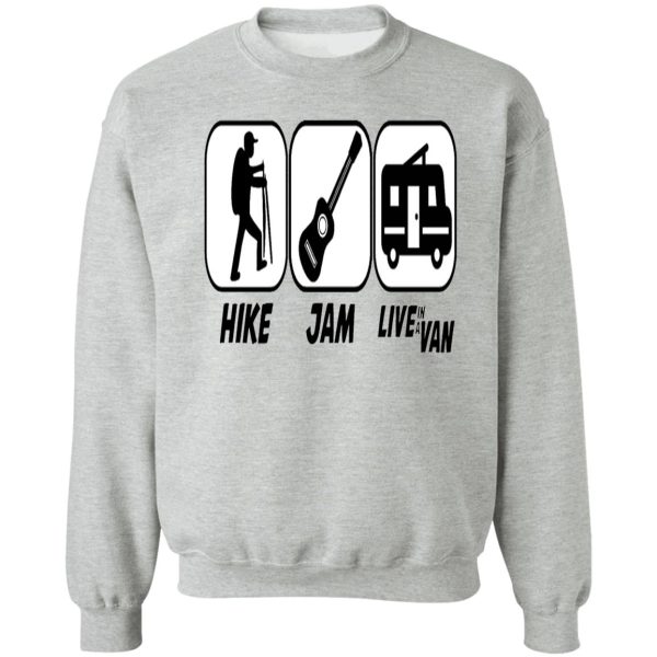 eat sleep hike repeat sweatshirt