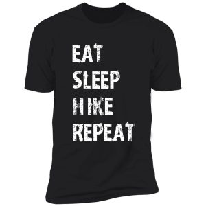 eat sleep hike repeat t-shirt gift for high school team college cute funny gift player sport t shirt tee shirt
