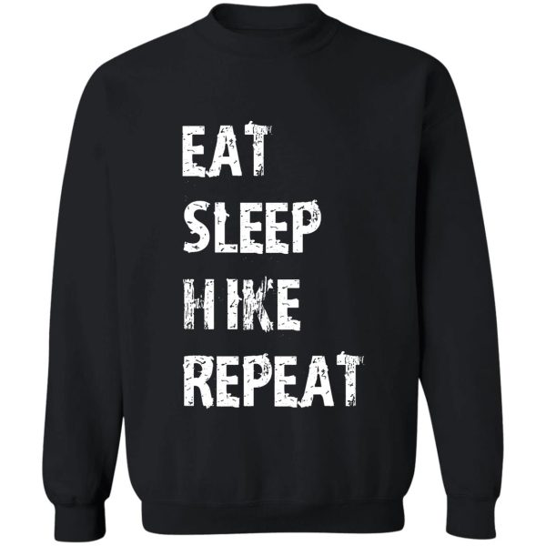 eat sleep hike repeat t-shirt gift for high school team college cute funny gift player sport t shirt tee sweatshirt