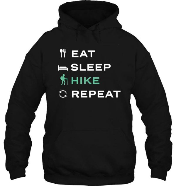 eat. sleep. hike. repeat. hoodie