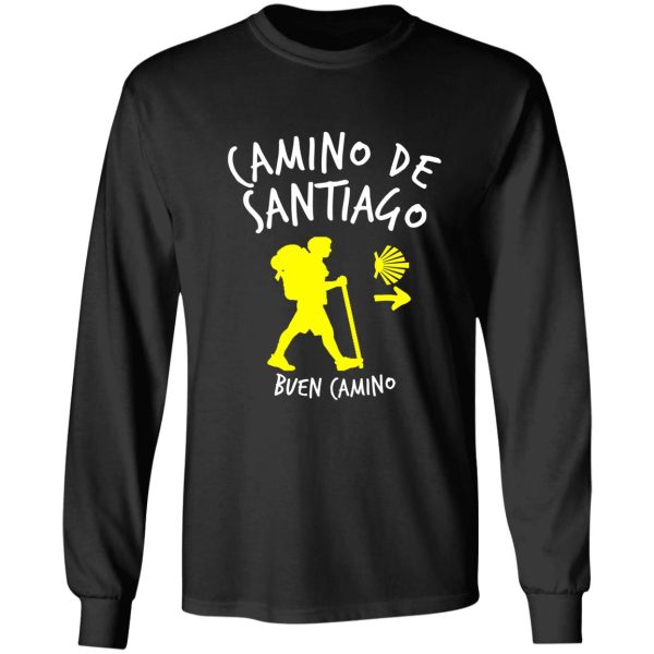 el camino de santiago compostela buen camino long sleeve