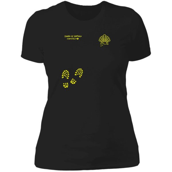 el camino de santiago st james way lady t-shirt