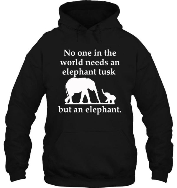 elephant tusk hoodie