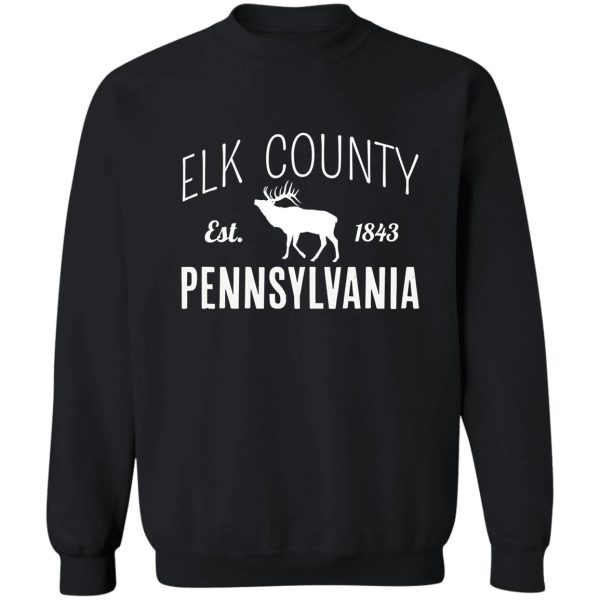 elk county nature pennsylvania vacation animal sweatshirt