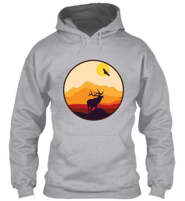 elk sunset hoodie