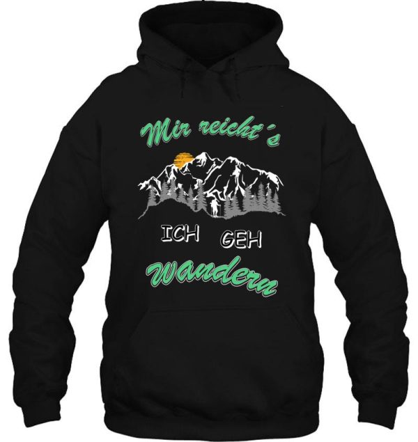 enough for me i go hiking for fun mega hoodie