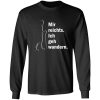 enough for me i go hiking for fun mega long sleeve