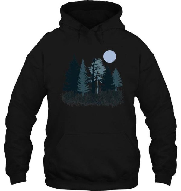 enter the woods 2 - forest nature wild outdoors hoodie