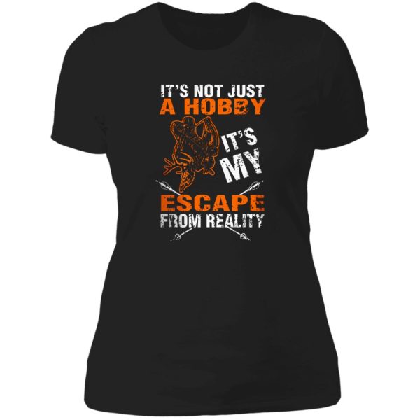 escape from reality hunting lady t-shirt