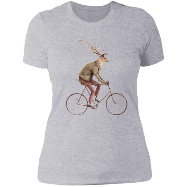 even a gentleman rides lady t-shirt
