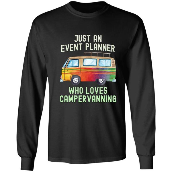 event planner loves campervanning long sleeve