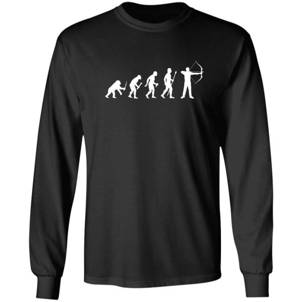 evolution of archery silhouette long sleeve