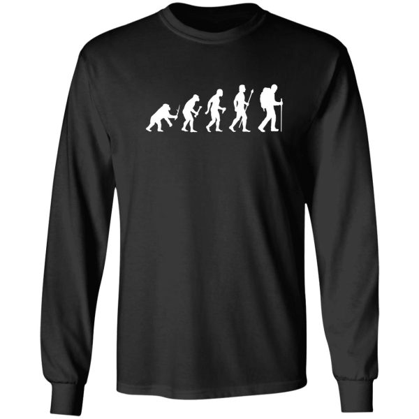 evolution of man and hiking long sleeve