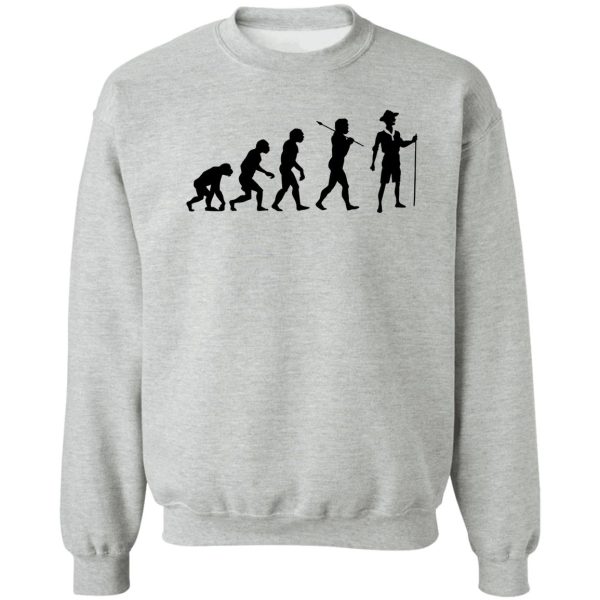 evolution of men - the scout evolution ! sweatshirt
