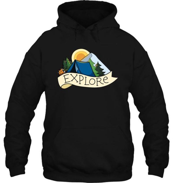 explore the wilderness hoodie