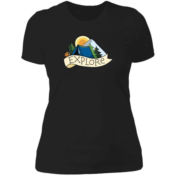 explore the wilderness lady t-shirt