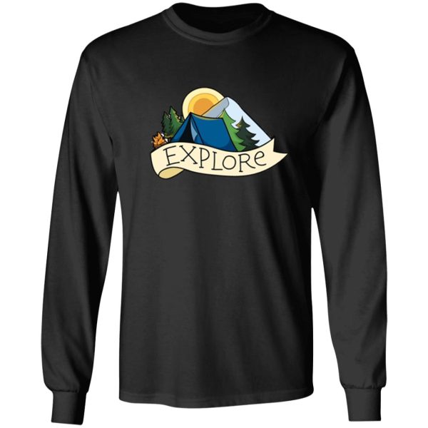 explore the wilderness long sleeve