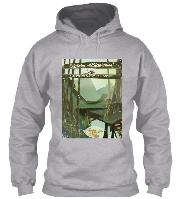 explore the wilderness! see usa national parks hoodie