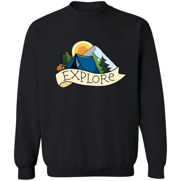 explore the wilderness sweatshirt