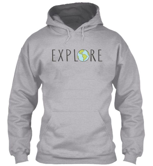 explore the world hoodie