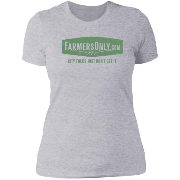 farmers only (green logo) lady t-shirt