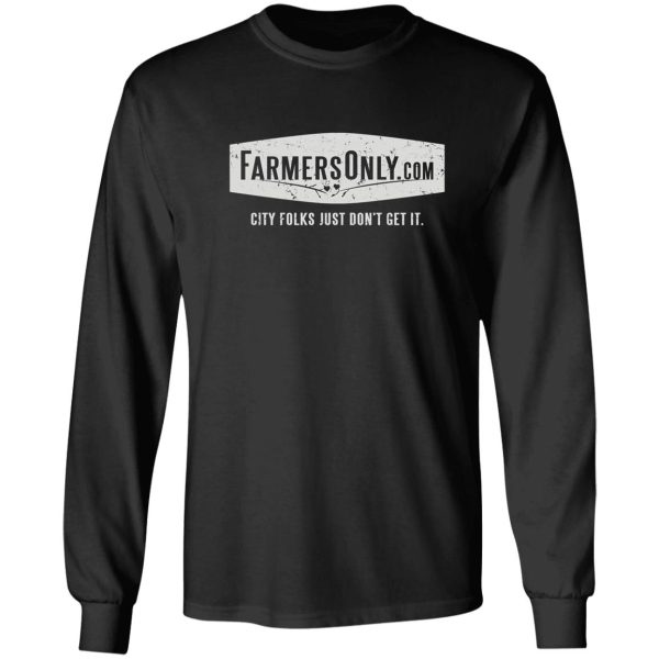 farmers only (white logo) long sleeve