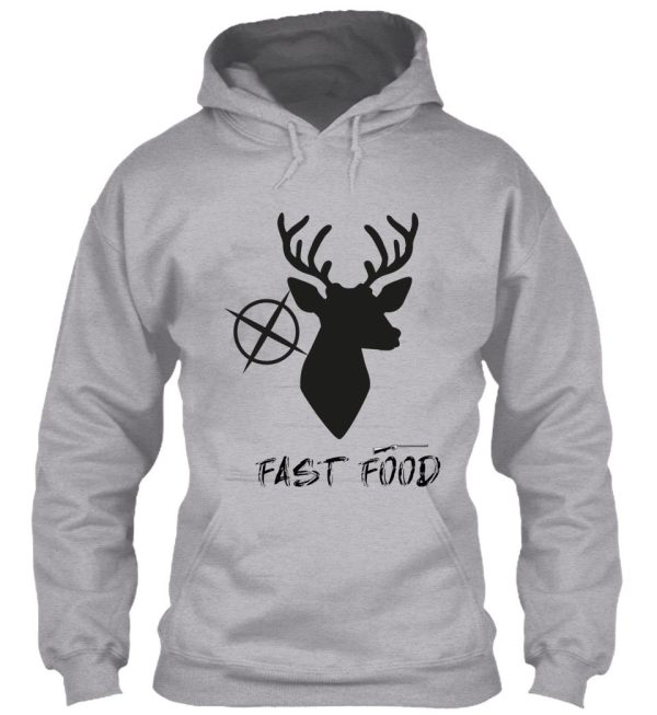 fast food deer hunting essential hoodie