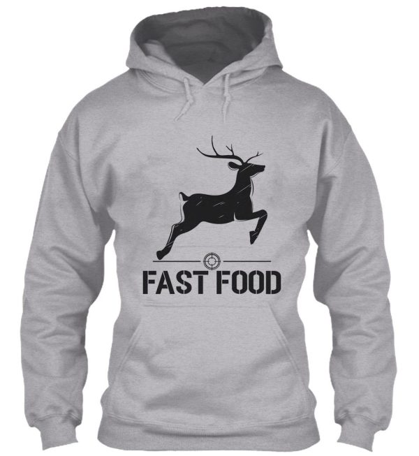 fast food deer hunting hoodie