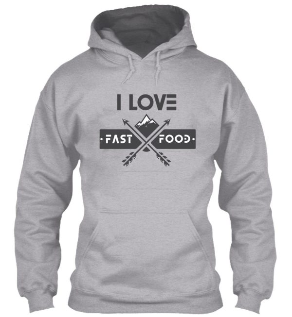 fast food deer hunting hoodie