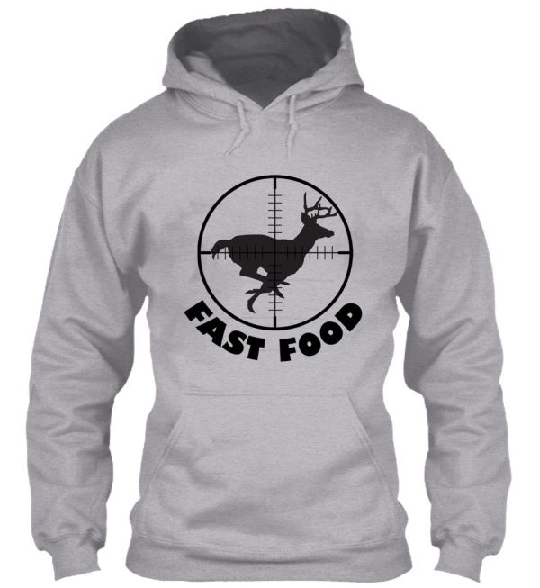 fast food deer hunting hoodie