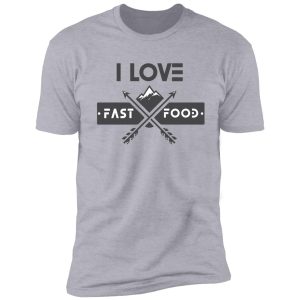 fast food deer hunting shirt