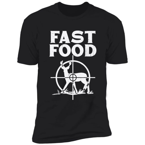 fast food deer target funny shooting bow hunting hunt dad shirt