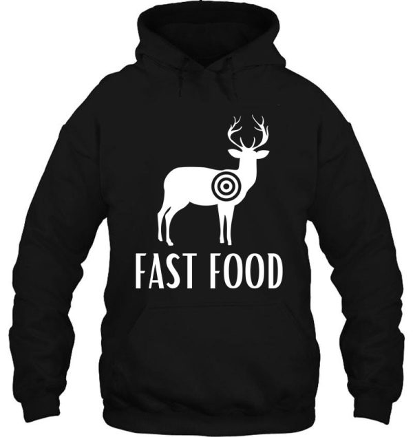 fast food original deer hunting design hoodie