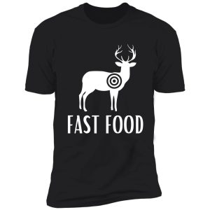 fast food original deer hunting design shirt