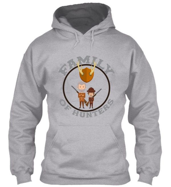 father and daughter hunting partners for life t-shirt - dad and daughter hunting hunters poster light grey hoodie