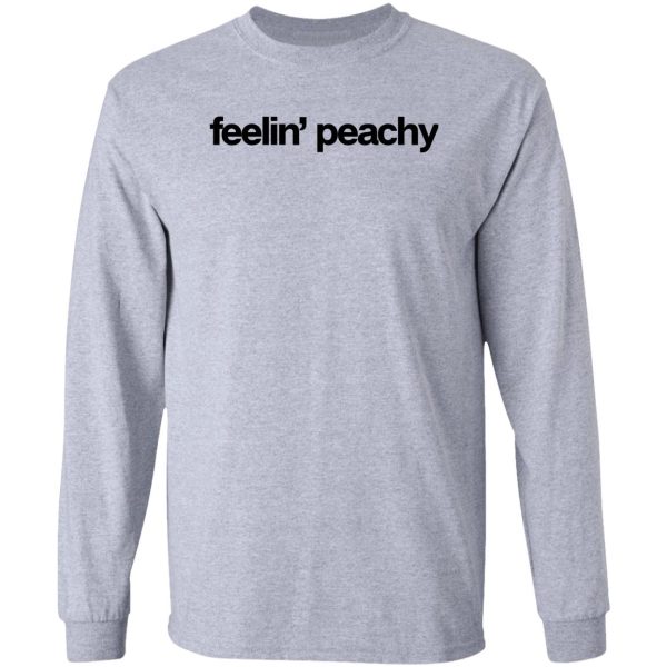 feeling peachy & hipster sarcastic teen long sleeve