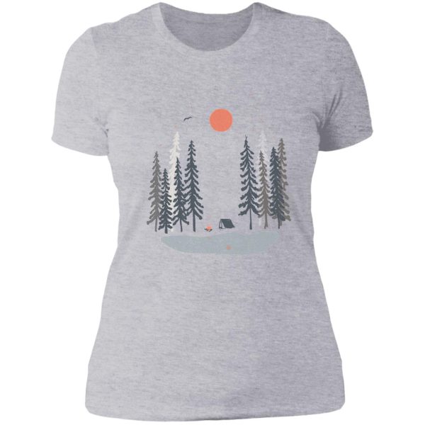 feeling small in the morning... lady t-shirt