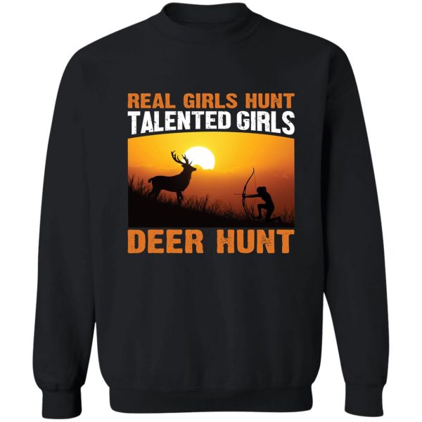 female hunter sweatshirt