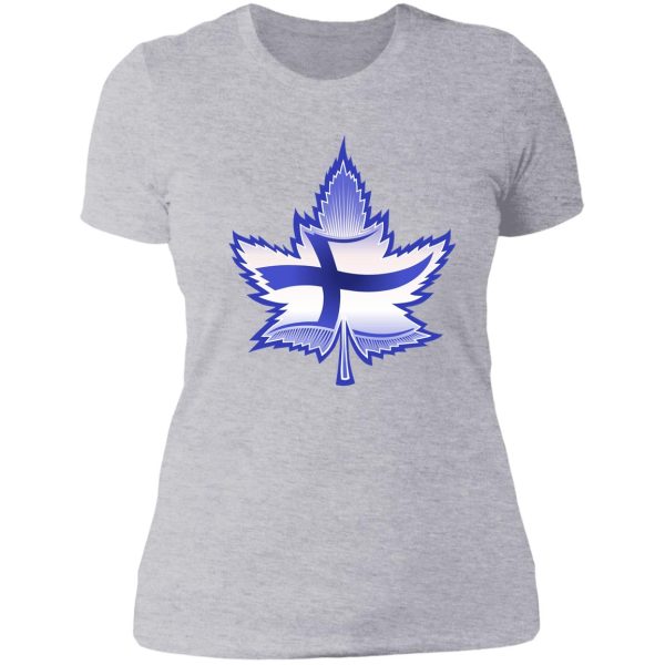 finnish canadian lady t-shirt