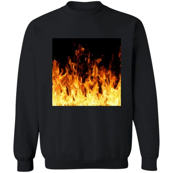 fire flames sweatshirt