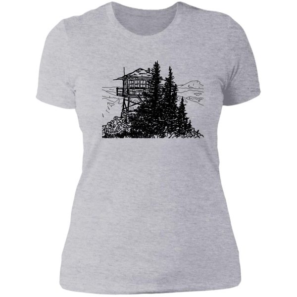 fire lookout lady t-shirt