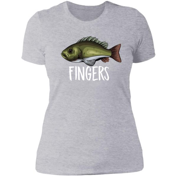 fish fingers lady t-shirt