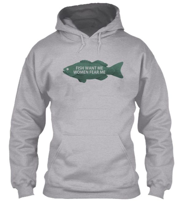 fish want me women fear me hoodie