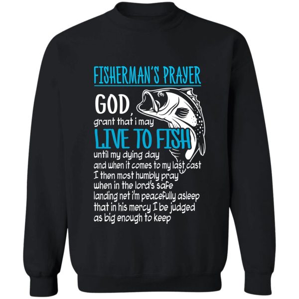 fisherman's prayer sweatshirt