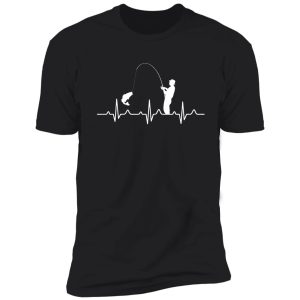 fishing heartbeat shirt